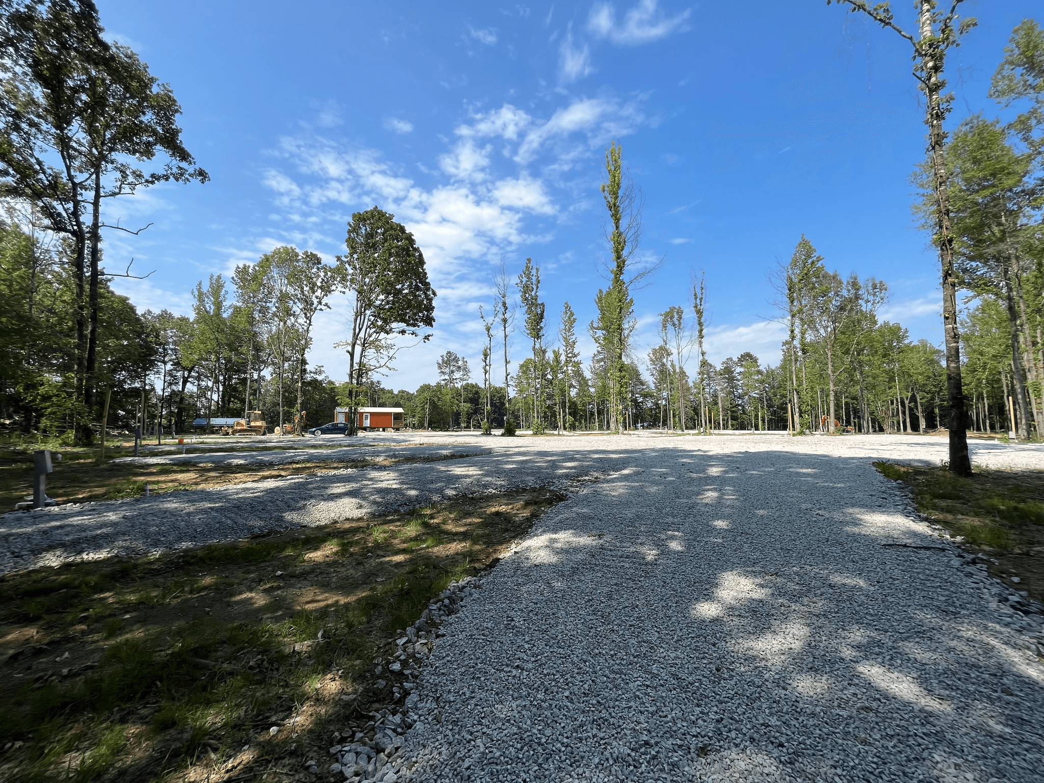 Aerial view of Cane Creek RV Park